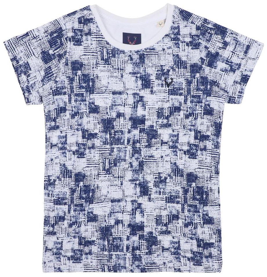 

Allen Solly Boy Cotton Printed T-shirt - Blue