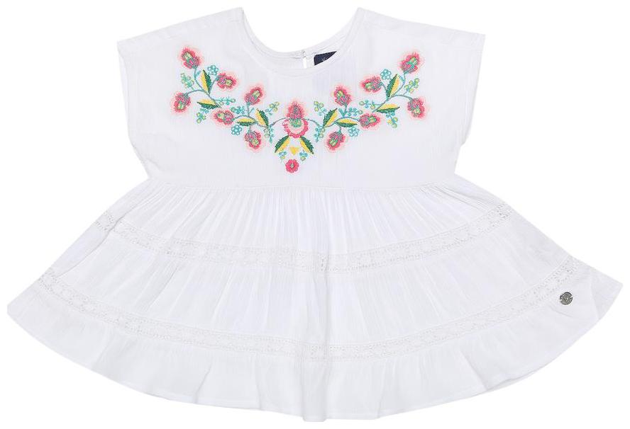 

Allen Solly White Viscose Short Sleeves Knee Length Princess Frock ( Pack of 1 )