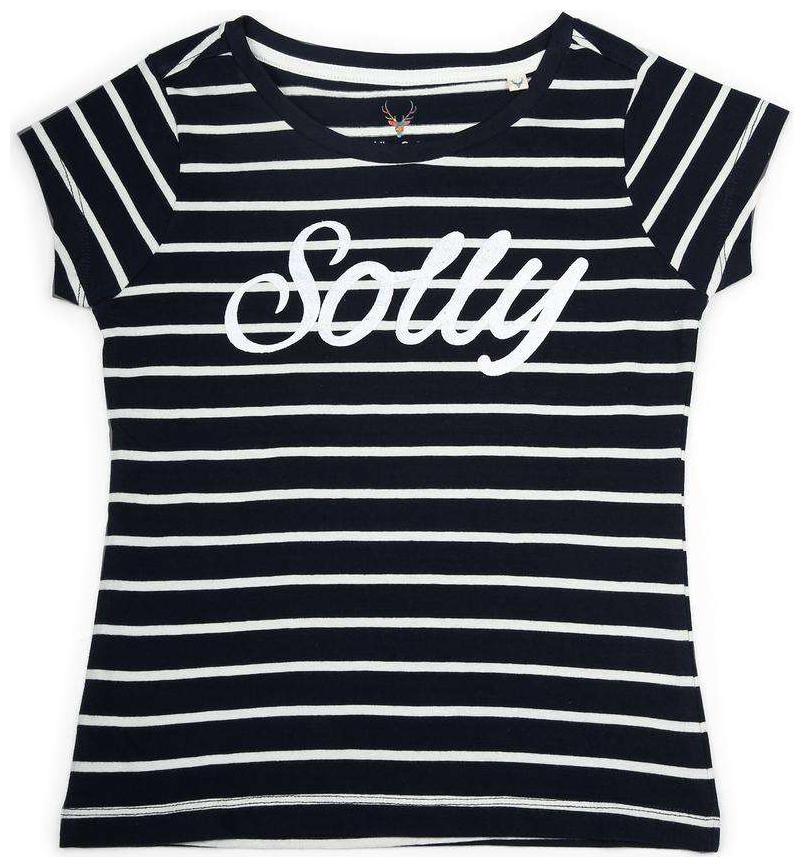 

Allen Solly Girl Cotton Striped T shirt - Blue