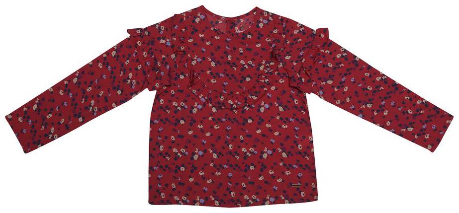 

Allen Solly Girl Viscose Printed Top - Maroon