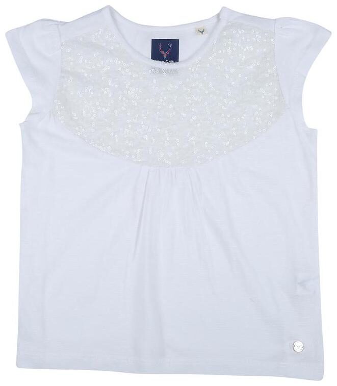 

Allen Solly Girl Cotton blend Solid T shirt - White