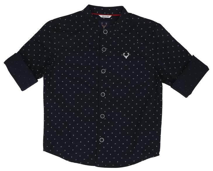 

Allen Solly Boy Cotton Printed Shirt Blue