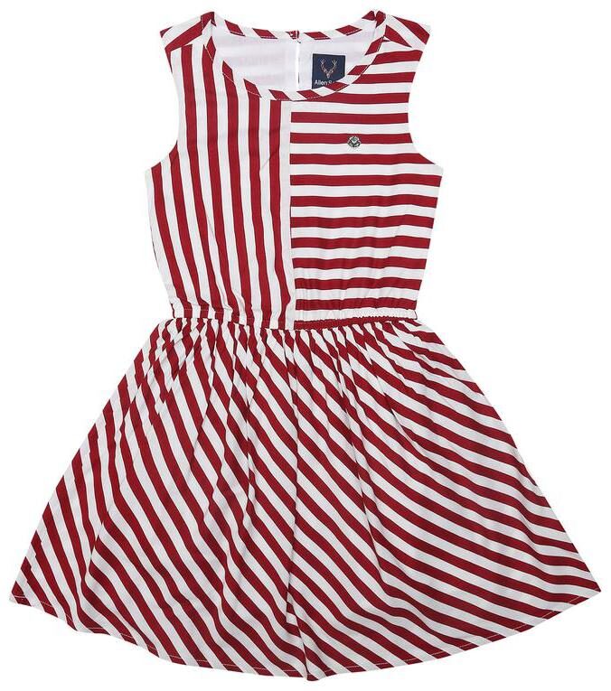 

Allen Solly Maroon Cotton Sleeveless Knee Length Princess Frock ( Pack of 1 )
