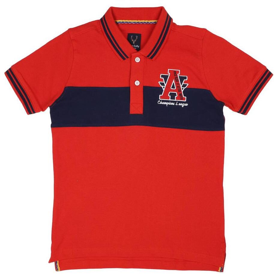 

Allen Solly Boy Cotton Solid T-shirt - Red