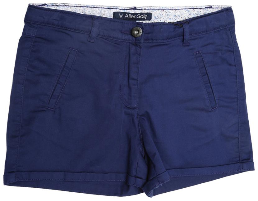 

Allen Solly Girl Blended Solid Regular shorts - Blue