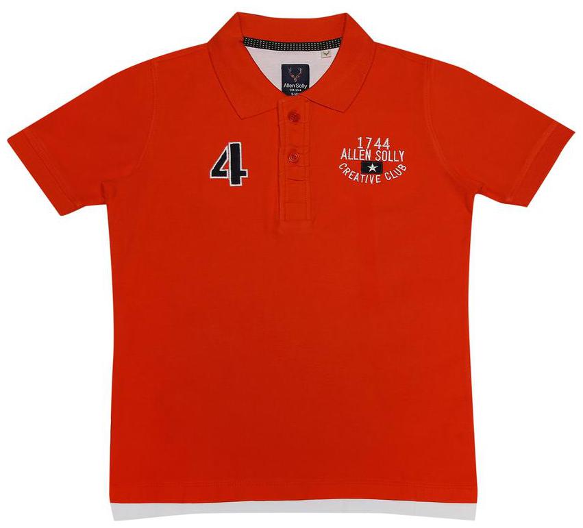 

Allen Solly Boy Cotton Solid T-shirt - Red