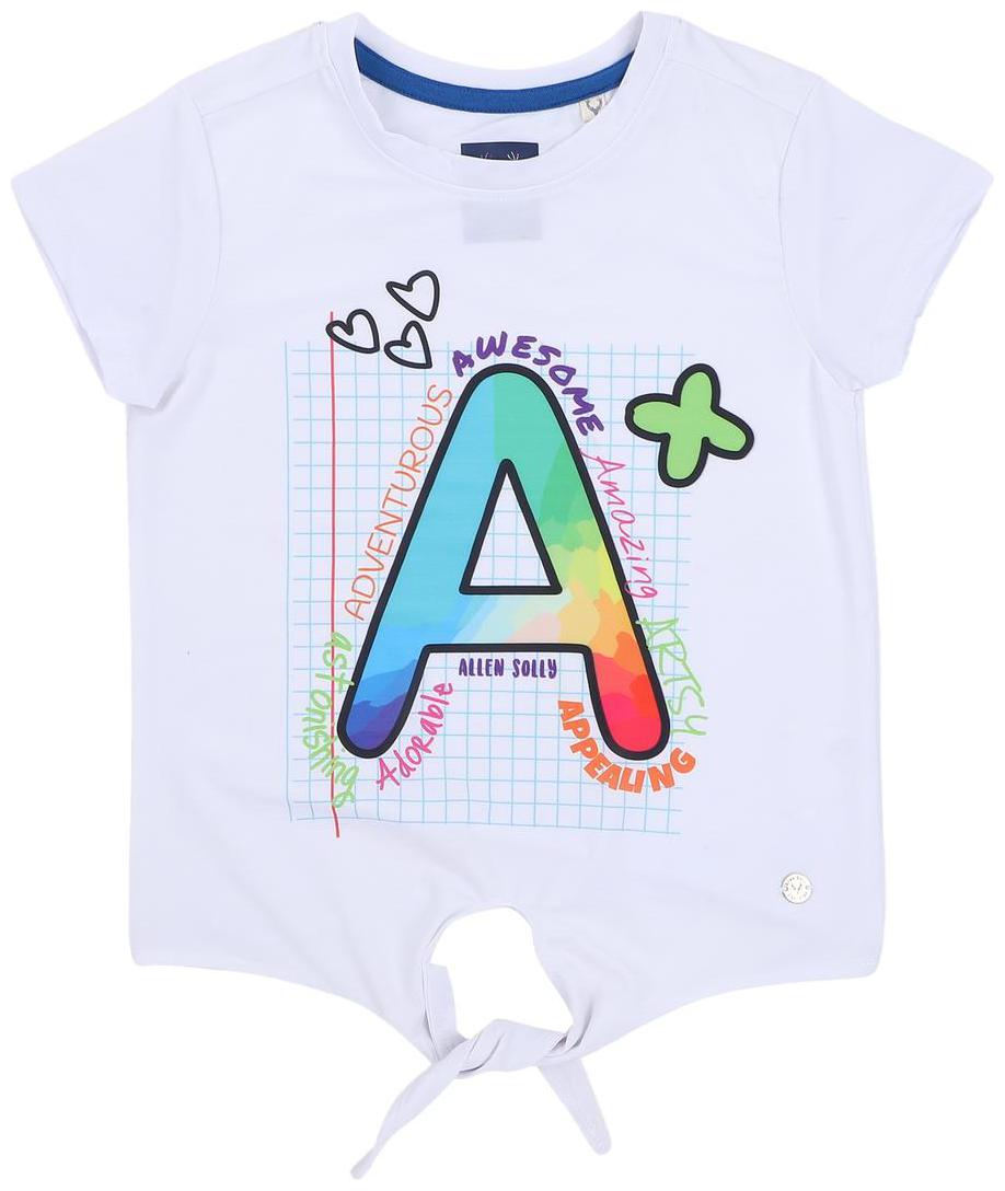 

Allen Solly Girl Blended Printed T shirt - White