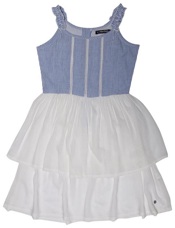 

Allen Solly Blue Cotton Sleeveless Knee Length Princess Frock ( Pack of 1 )
