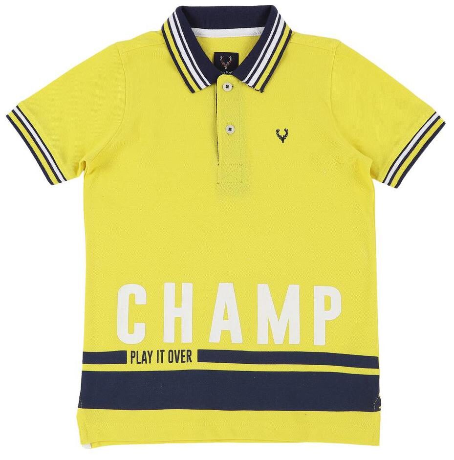 

Allen Solly Boy Cotton Solid T-shirt - Yellow