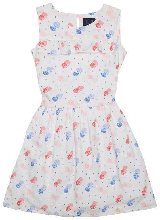 

Allen Solly White Viscose Sleeveless Knee Length Princess Frock ( Pack of 1 )