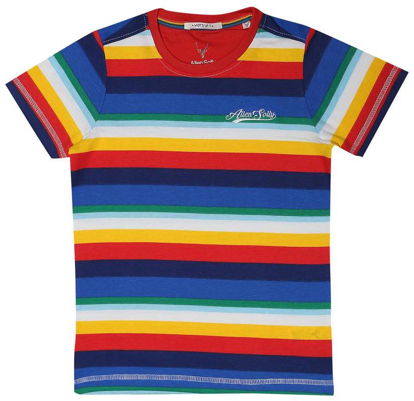 

Allen Solly Boy Cotton Striped T-shirt - Multi