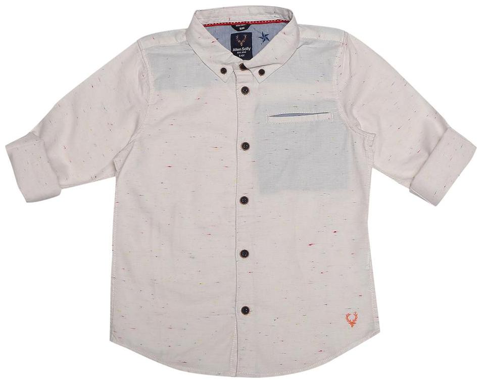 

Allen Solly Boy Cotton Printed Shirt White