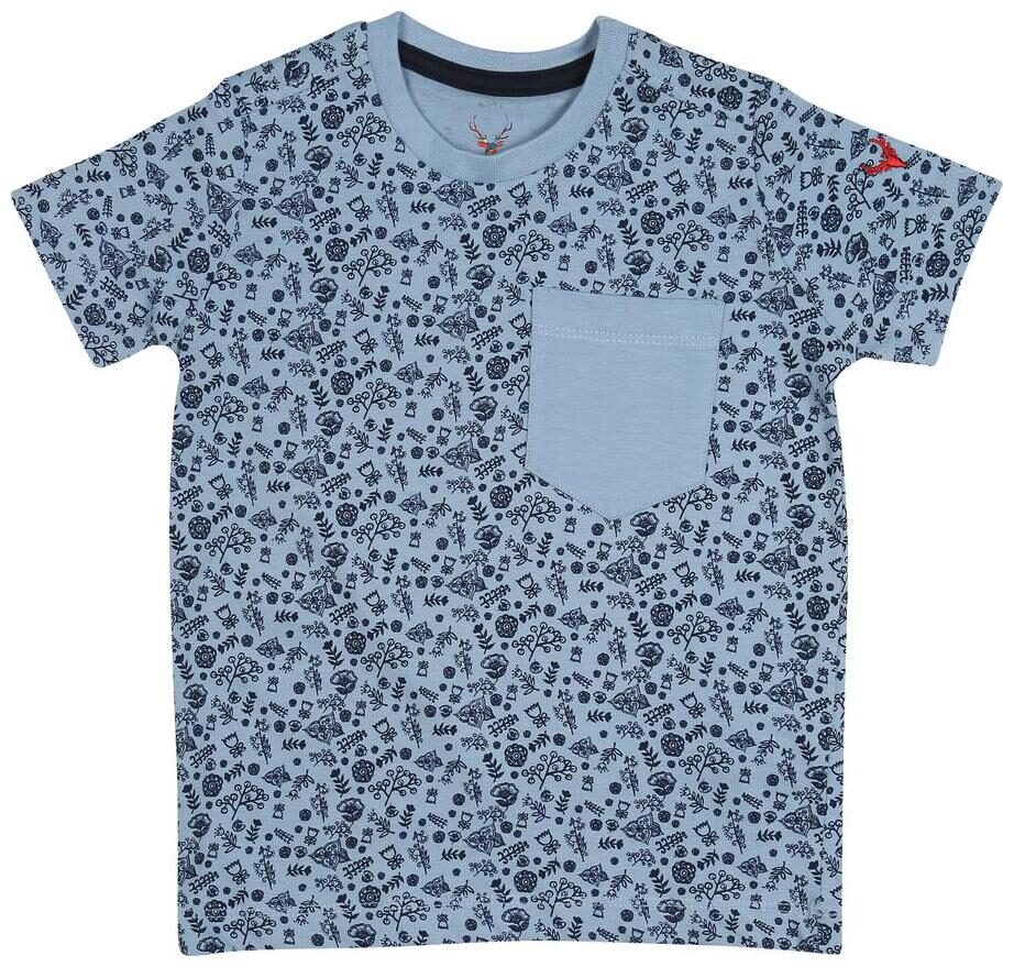 

Allen Solly Boy Cotton Solid T-shirt - Blue