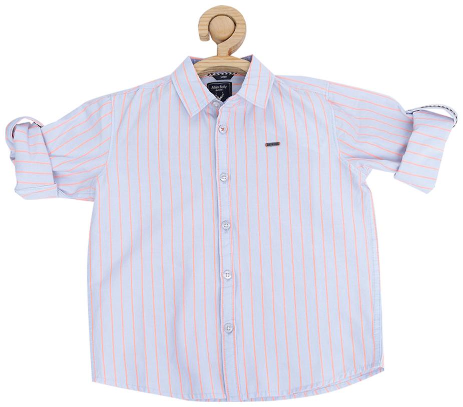 

Allen Solly Boy Blended Solid Shirt Blue