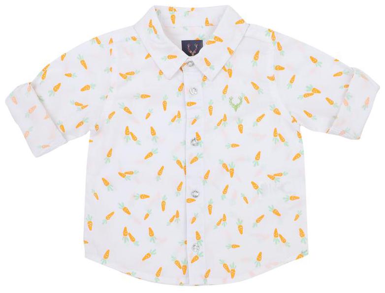 

Allen Solly Cotton Printed Shirt for Baby Boy - White