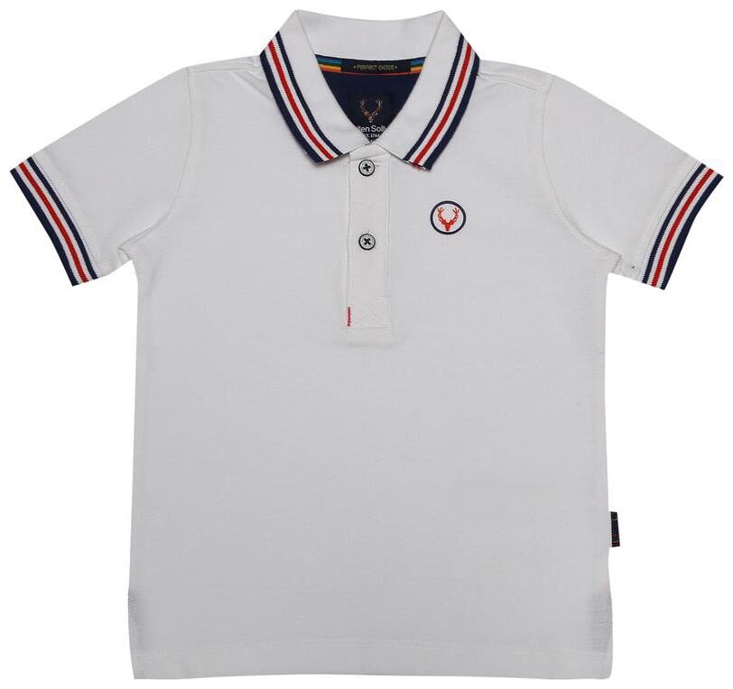

Allen Solly Boy Cotton Solid T-shirt - White