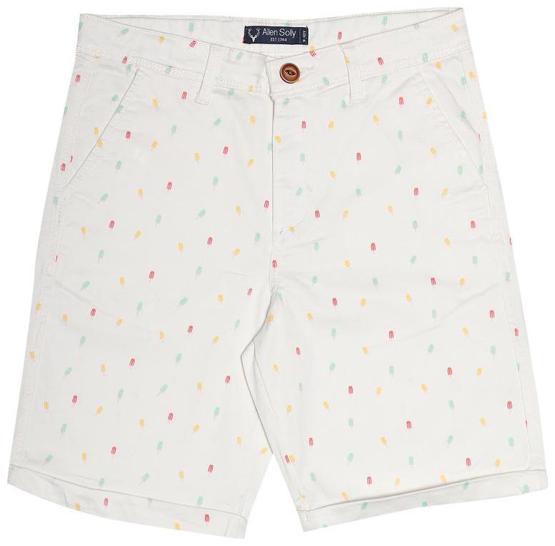 

Allen Solly White Bermuda