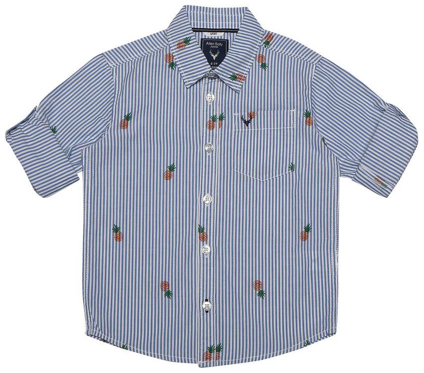 

Allen Solly Boy Cotton Striped Shirt Blue