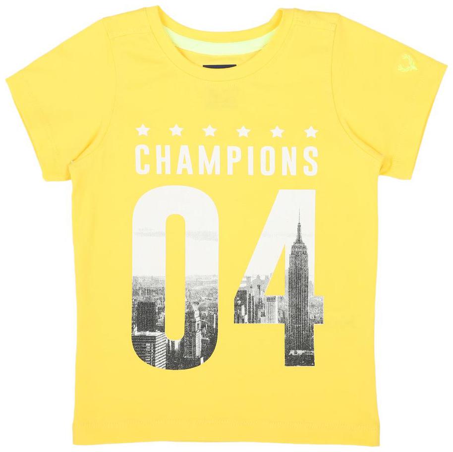 

Allen Solly Boy Cotton Printed T-shirt - Yellow