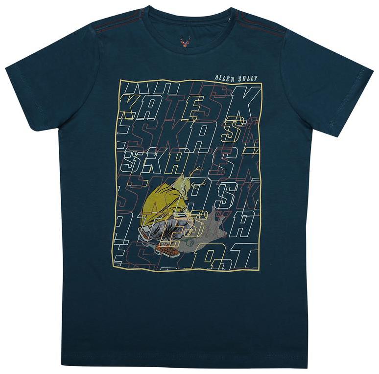 

Allen Solly Boy Cotton Printed T-shirt - Blue