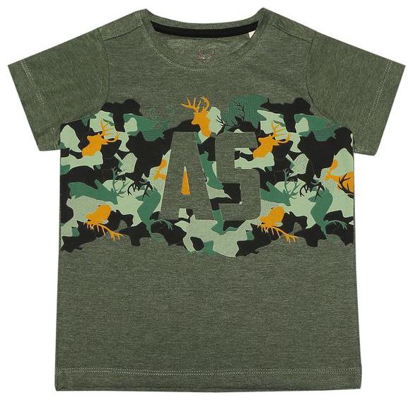 

Allen Solly Boy Cotton blend Printed T-shirt - Grey
