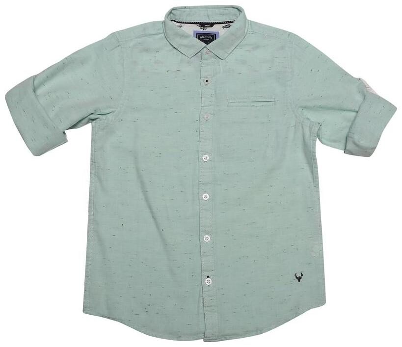 

Allen Solly Boy Cotton Solid Shirt Blue