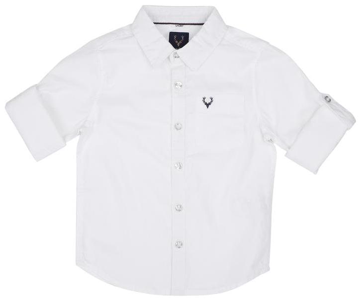 

Allen Solly Boy Cotton Solid Shirt White