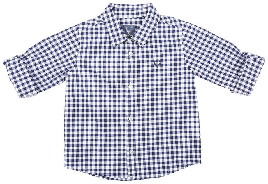 

Allen Solly Cotton Checked Shirt for Baby Boy - Blue