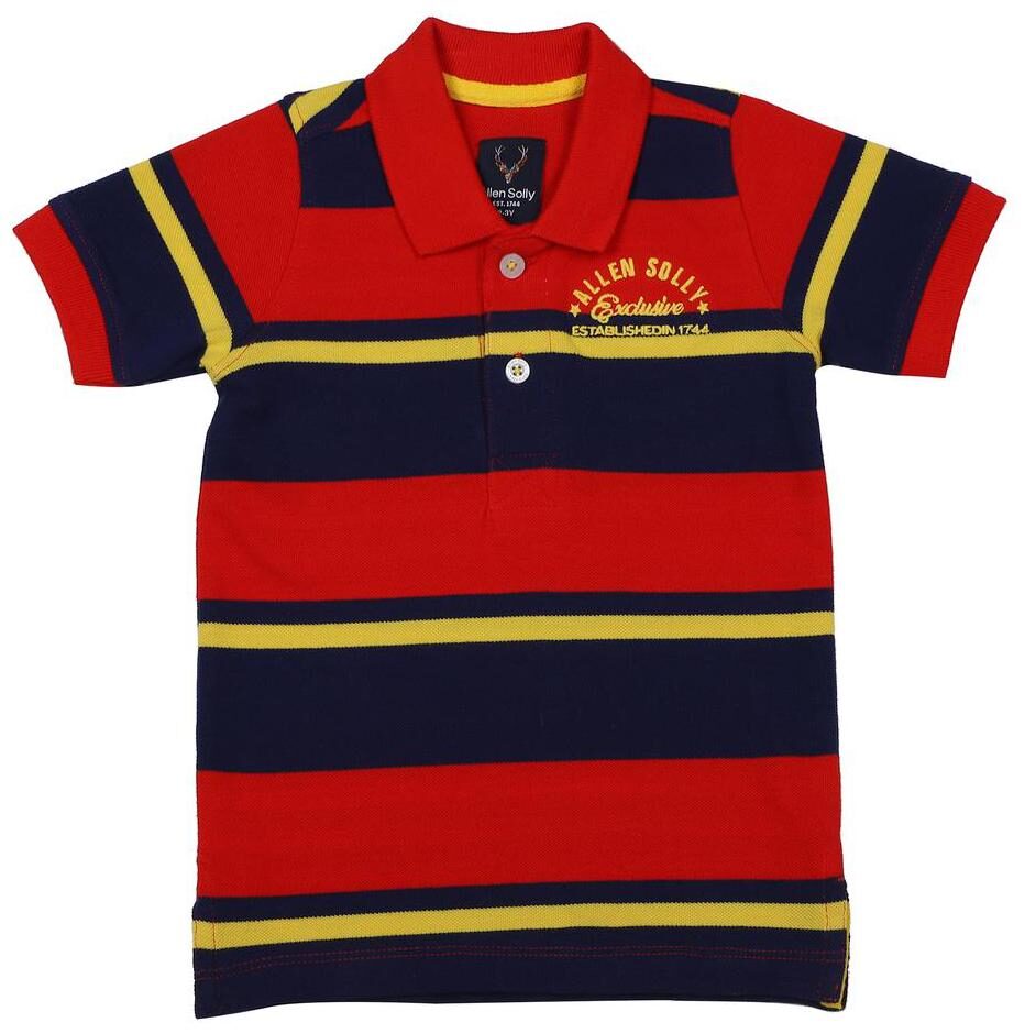 

Allen Solly Boy Cotton Striped T-shirt - Red