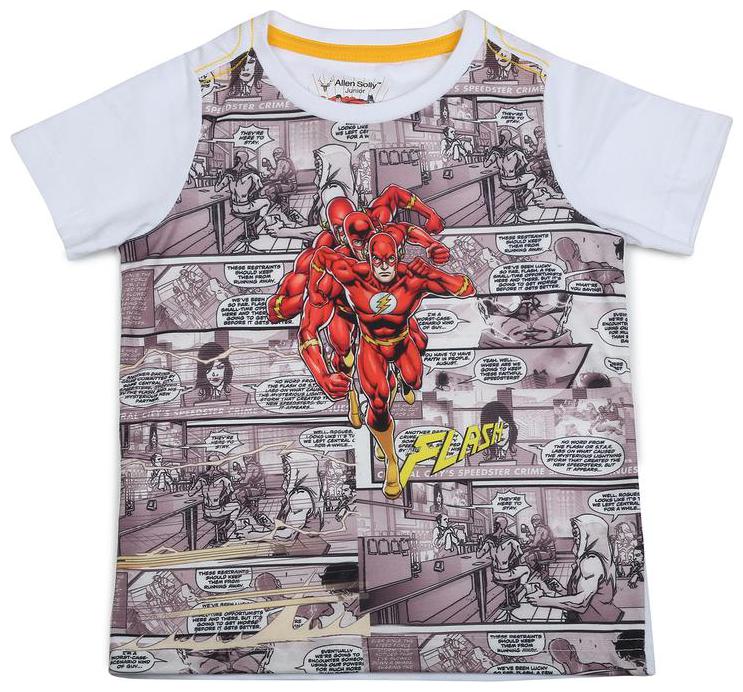 

Allen Solly Boy Cotton blend Solid T-shirt - White