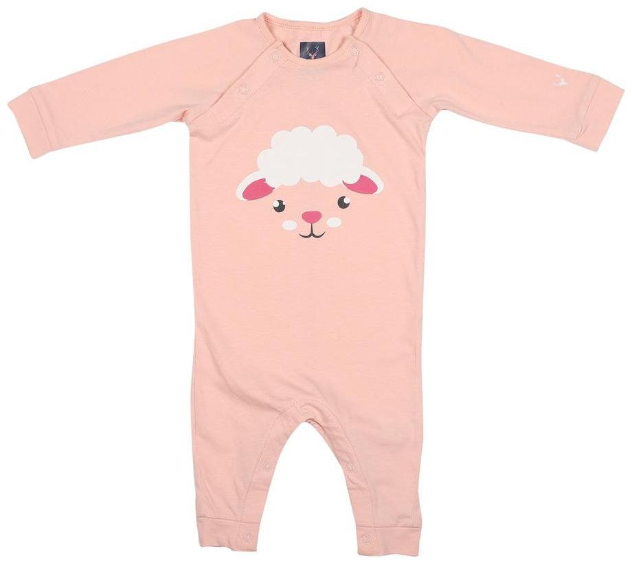 

Allen Solly Baby girl Cotton Printed Romper - Orange