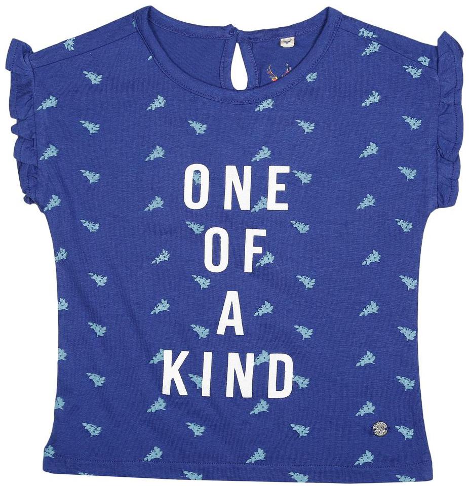 

Allen Solly Girl Cotton blend Printed T shirt - Blue