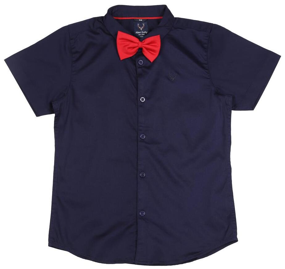 

Allen Solly Boy Cotton blend Solid Shirt Blue