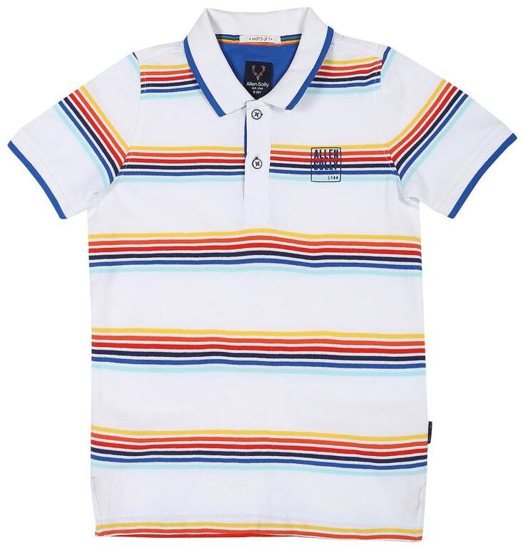 

Allen Solly Boy Cotton Striped T-shirt - White