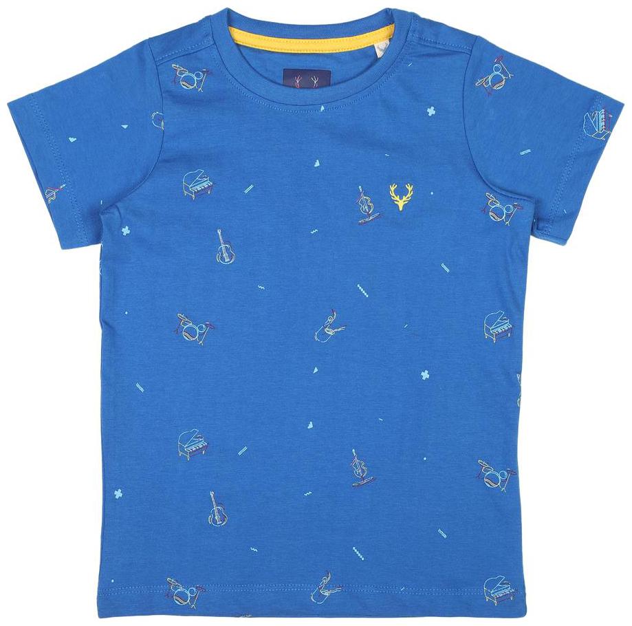 

Allen Solly Boy Cotton Printed T-shirt - Blue