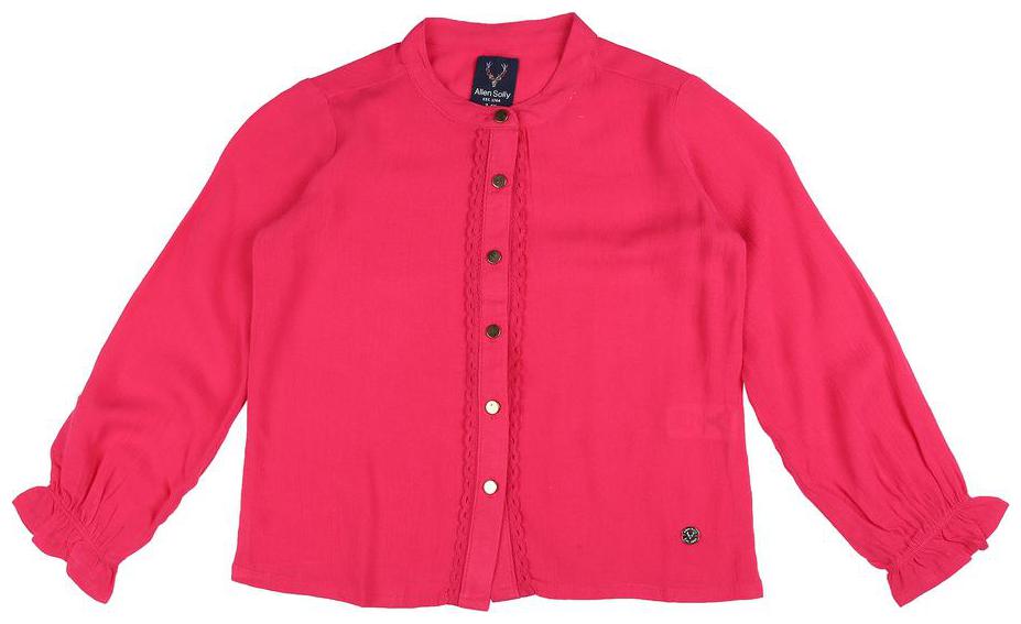 

Allen Solly Girl Viscose Solid Top - Pink