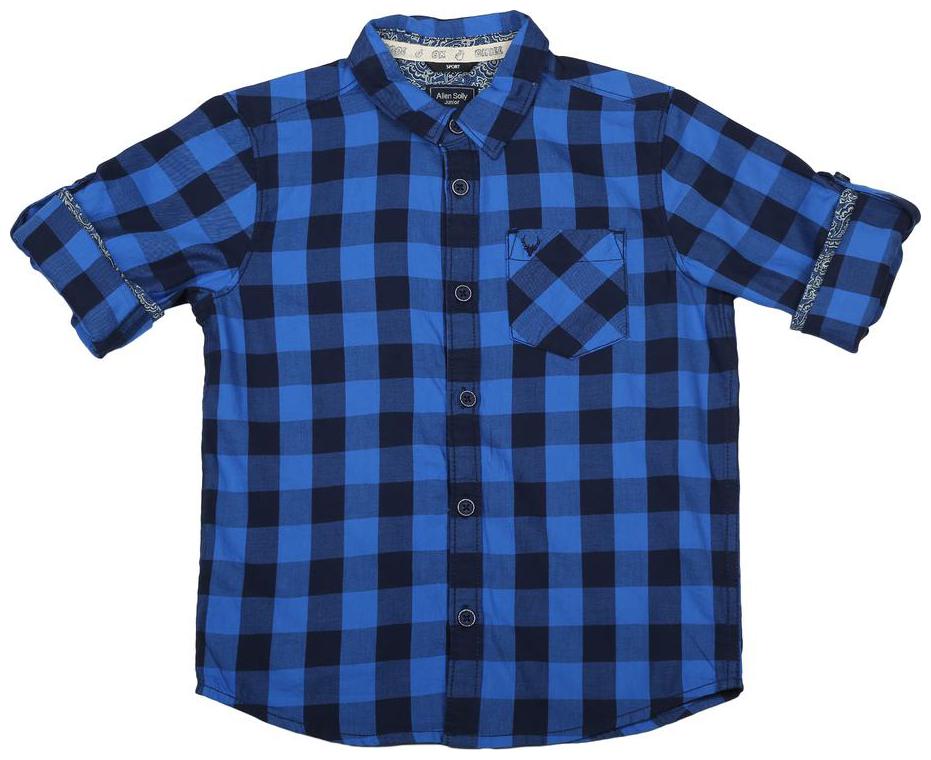 

Allen Solly Boy Cotton Solid Shirt Blue