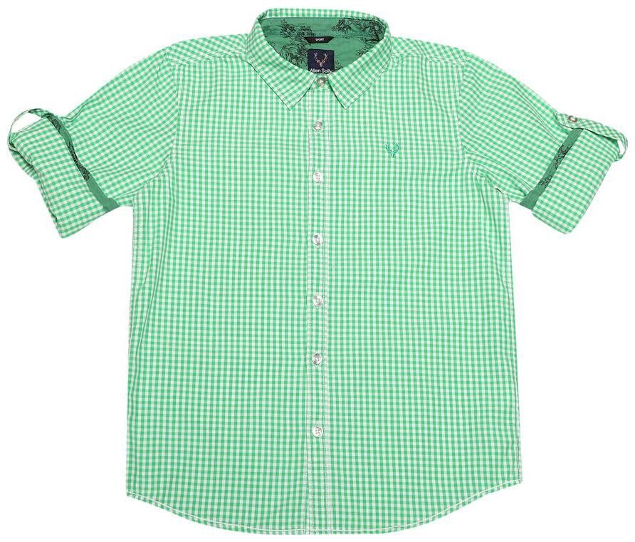 

Allen Solly Boy Cotton Checked Shirt Green