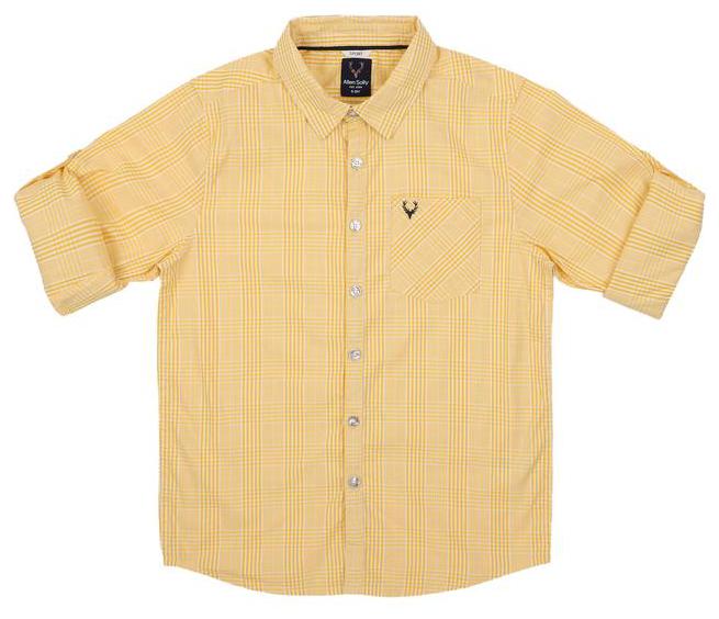

Allen Solly Boy Cotton blend Striped Shirt Yellow