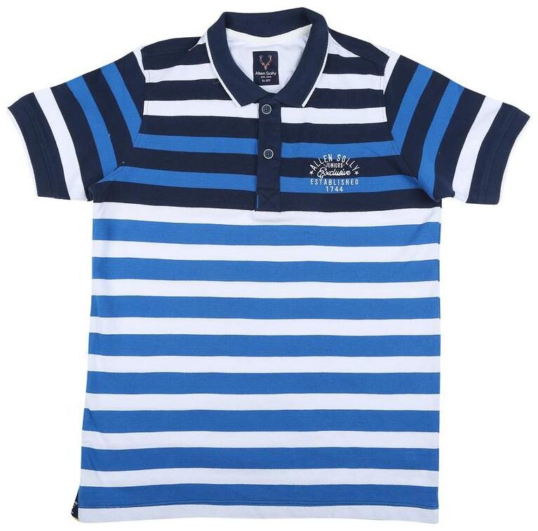 

Allen Solly Boy Cotton Striped T-shirt - Blue