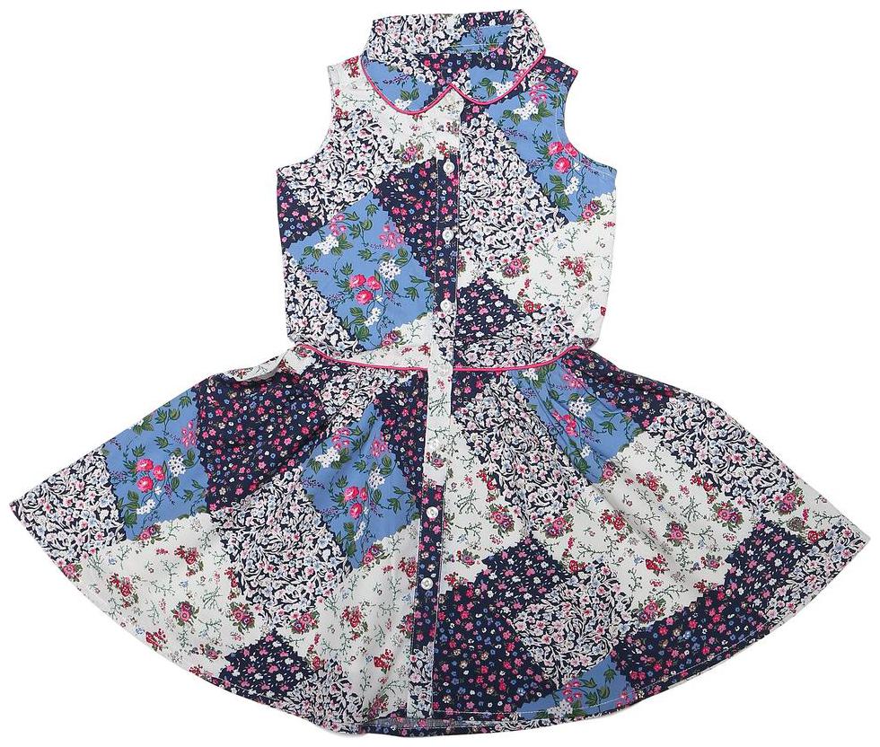 

Allen Solly Blue Cotton Sleeveless Knee Length Princess Frock ( Pack of 1 )