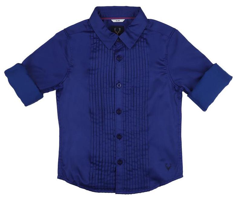

Allen Solly Boy Blended Solid Shirt Blue