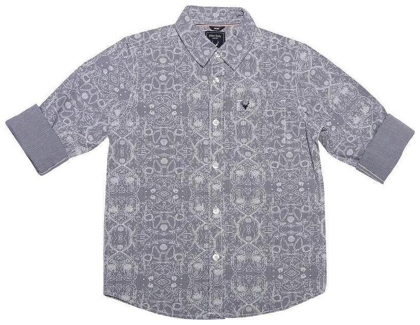 

Allen Solly Boy Cotton Printed Shirt Grey