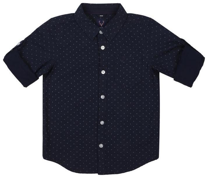 

Allen Solly Boy Cotton Printed Shirt Blue