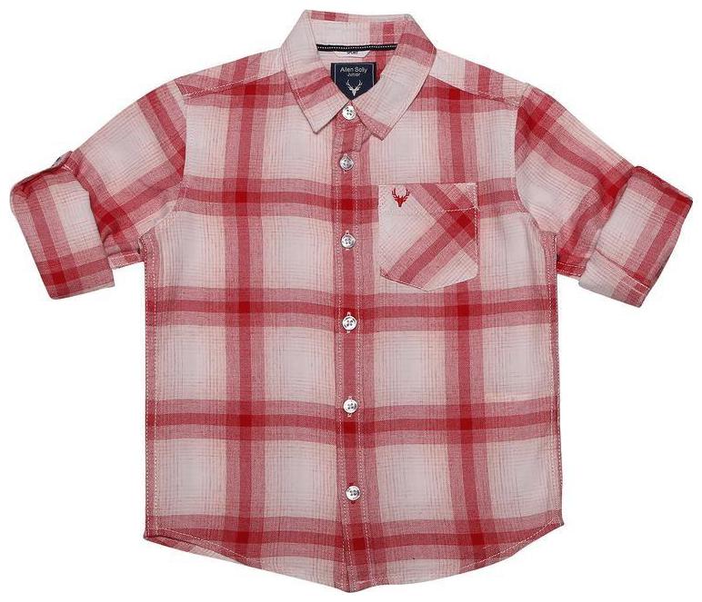 

Allen Solly Boy Cotton Checked Shirt Red