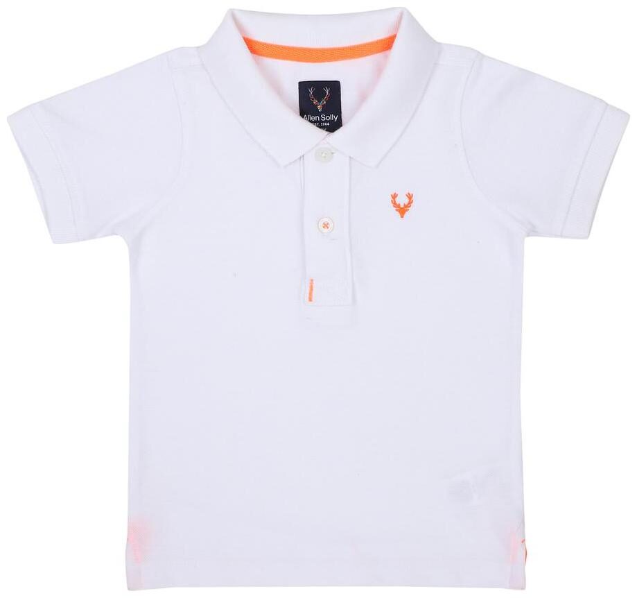 

Allen Solly Boy Cotton blend Solid T-shirt - White