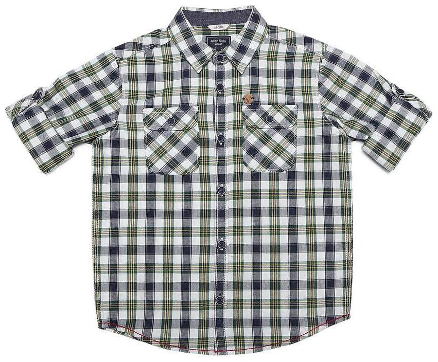 

Allen Solly Boy Cotton Checked Shirt Green