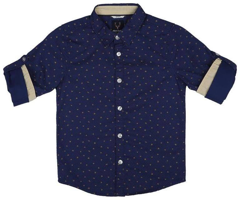 

Allen Solly Boy Cotton Printed Shirt Blue