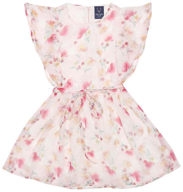 

Allen Solly Pink Polyester Short Sleeves Knee Length Princess Frock ( Pack of 1 )