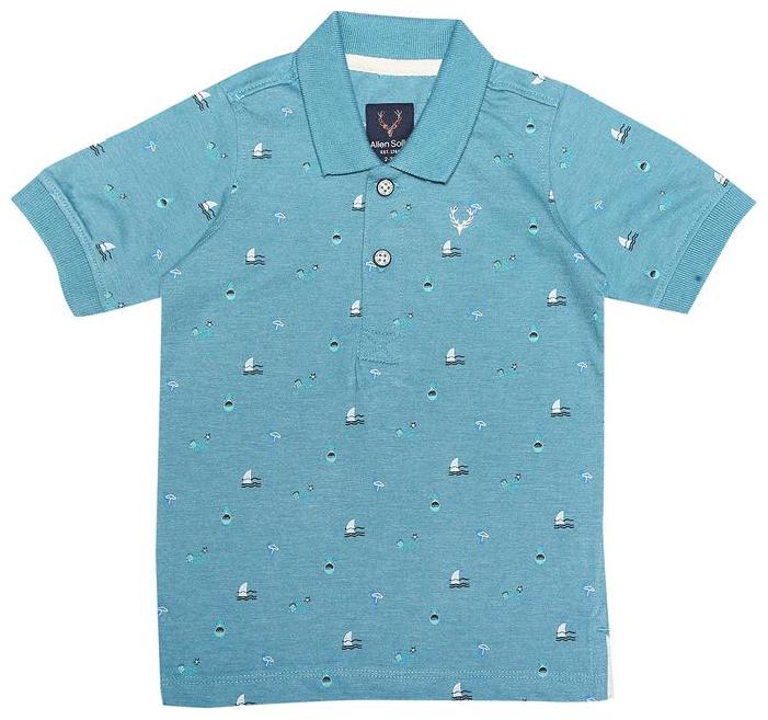 

Allen Solly Boy Cotton blend Printed T-shirt - Blue
